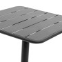 Hliníkový stolík RUBBY 65x65 cm (antracit)