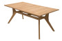 Záhradný pevný stôl obdĺžnik WINSTON 180x90 cm (teak)