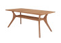 Záhradný pevný stôl obdĺžnik WINSTON 180x90 cm (teak)
