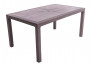 Záhradný stôl z umelého ratanu MANHATTAN 161x95 cm (hnedý)