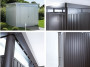 Záhradný domček BIOHORT Highline H6 duo 315 × 315 cm (sivý kremeň metalíza)