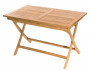 Záhradný skladací stôl obdĺžnik COIMBRA 120 x 70 cm (teak)